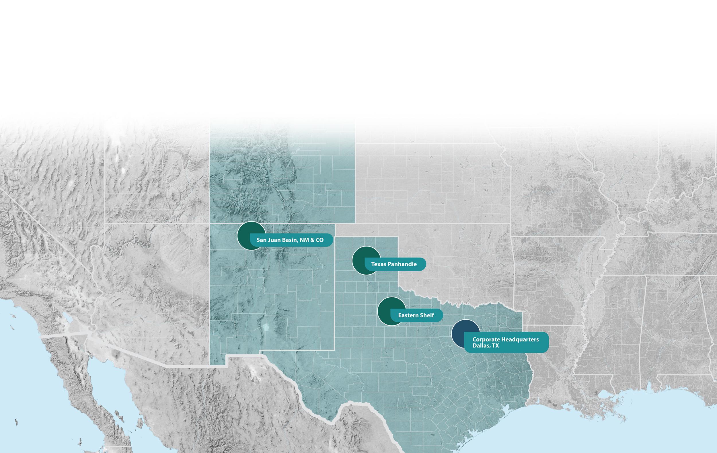 Map of High River operations